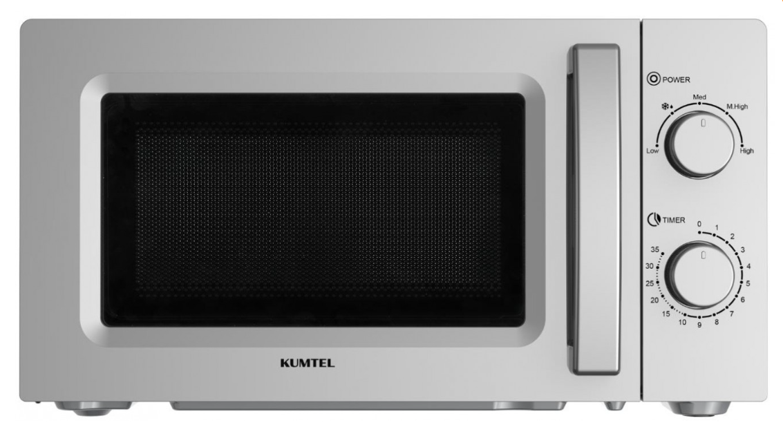 Мікрохвильова піч KUMTEL HM-03 SILVER